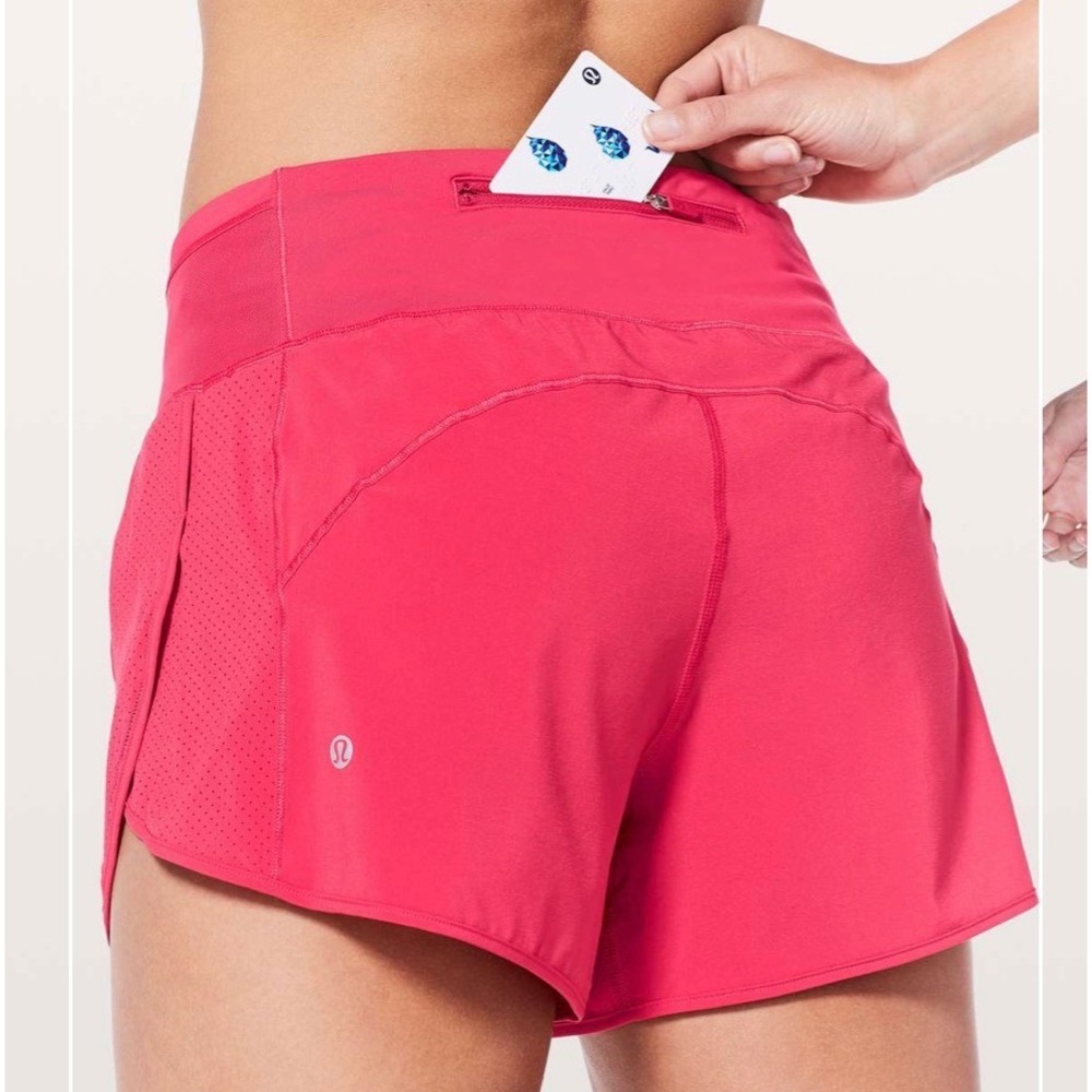 Lululemon Real Quick Shorts Fuschia Pink Size 8